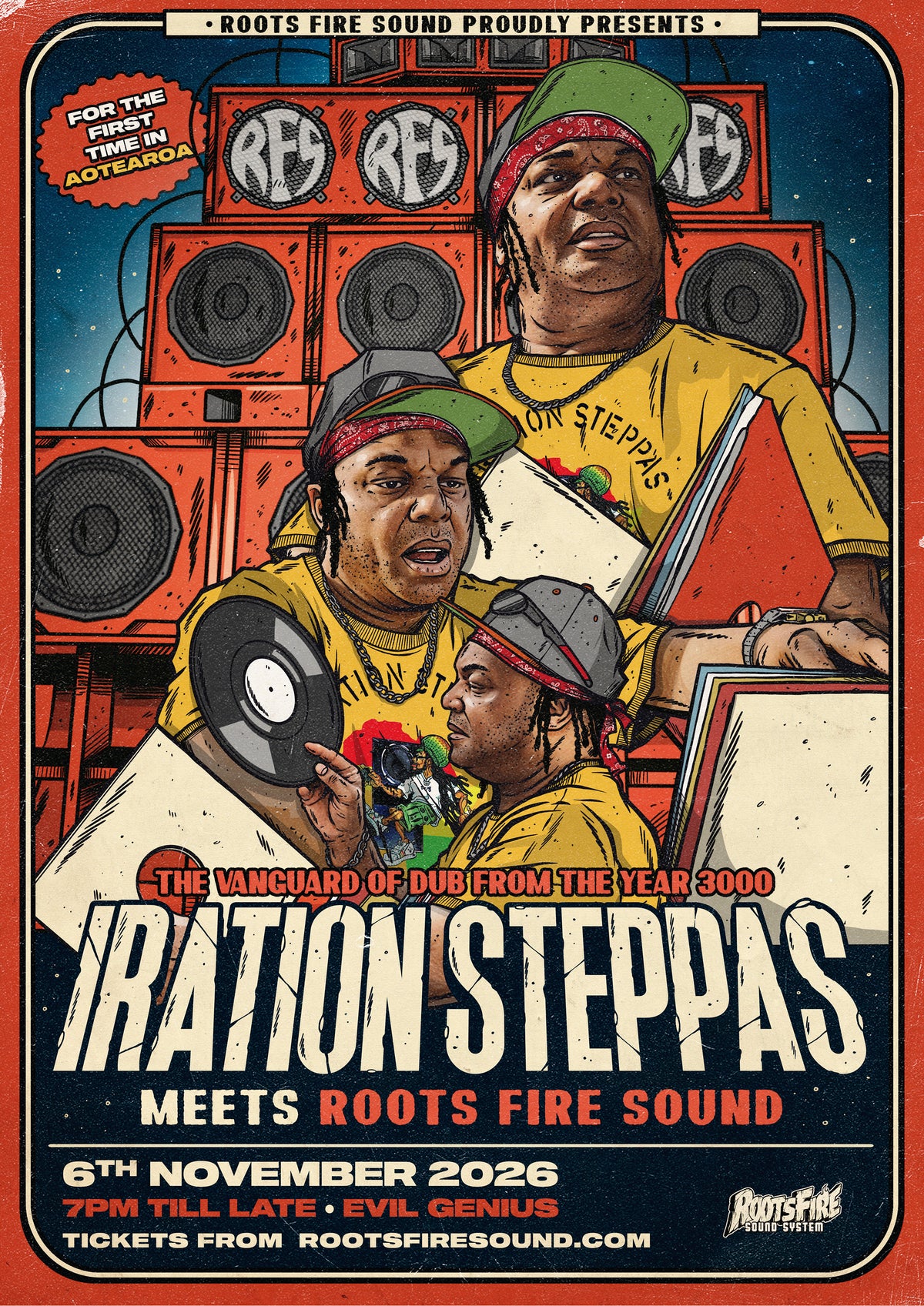 IRATION STEPPAS (UK) meets ROOTS FIRE SOUND