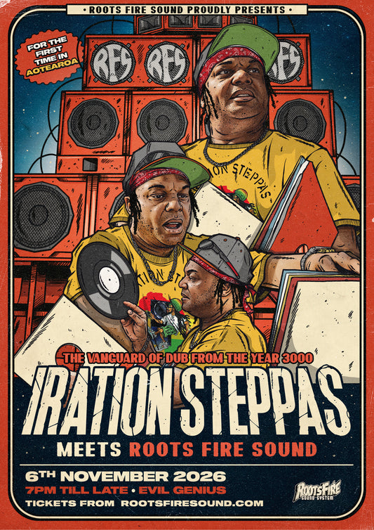 IRATION STEPPAS (UK) meets ROOTS FIRE SOUND